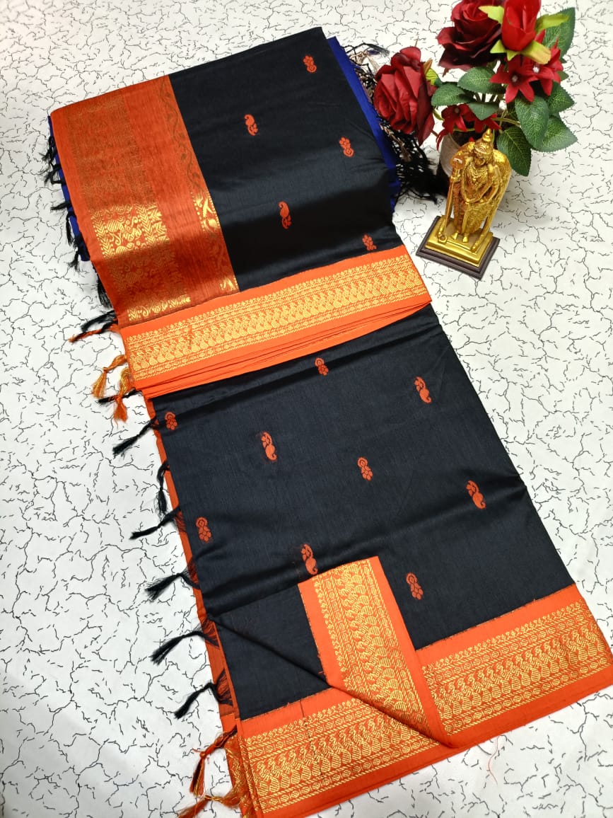 Premium Kalyani Cotton / Lata Gadwal Paithani saree
