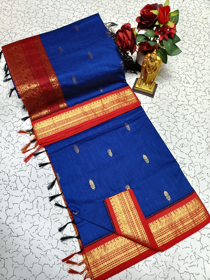 Premium Kalyani Cotton / Lata Gadwal Paithani saree