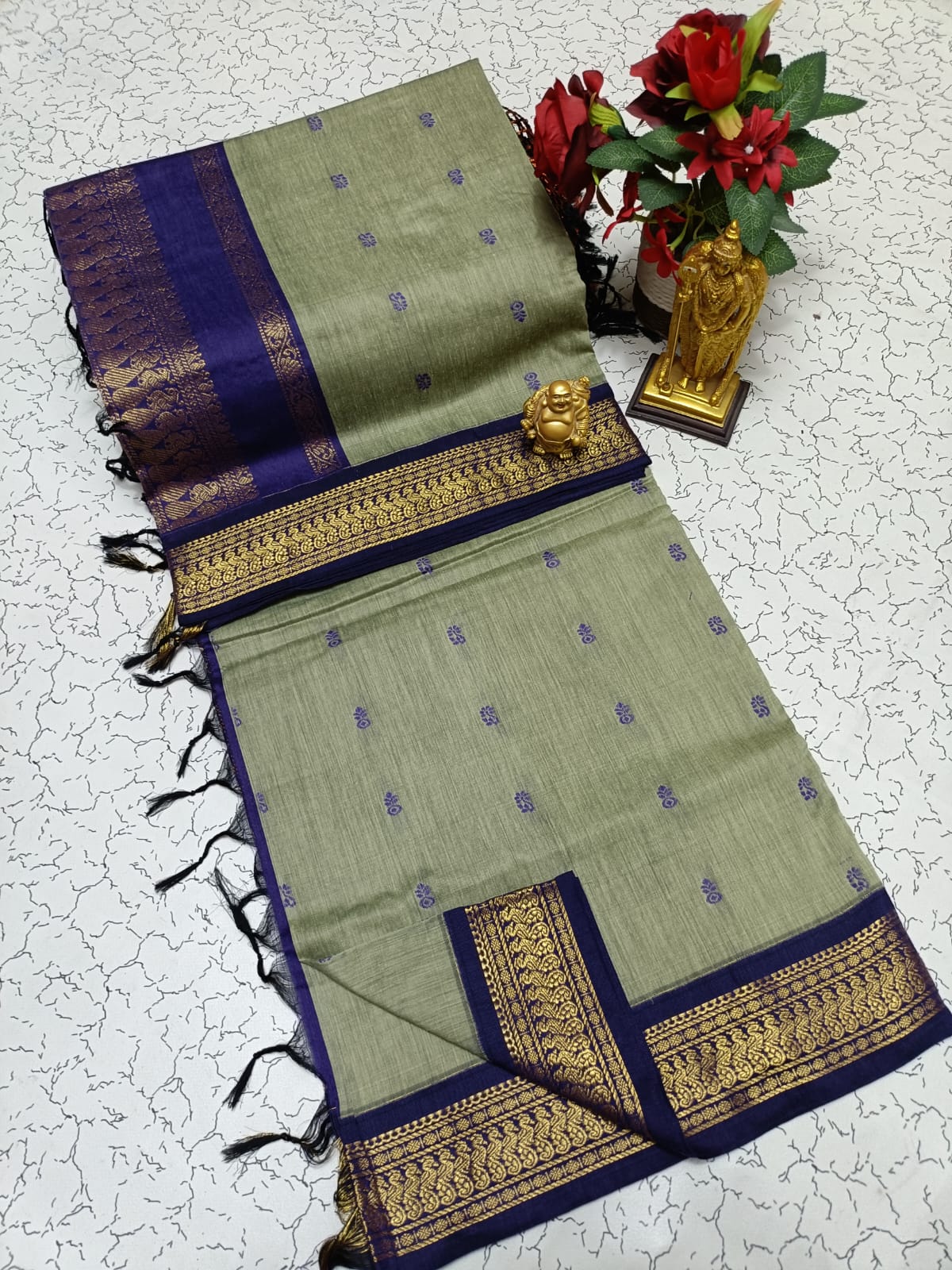 Premium Kalyani Cotton / Lata Gadwal Paithani saree