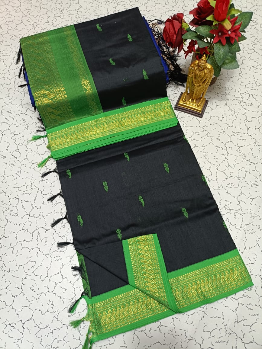 Premium Kalyani Cotton / Lata Gadwal Paithani saree