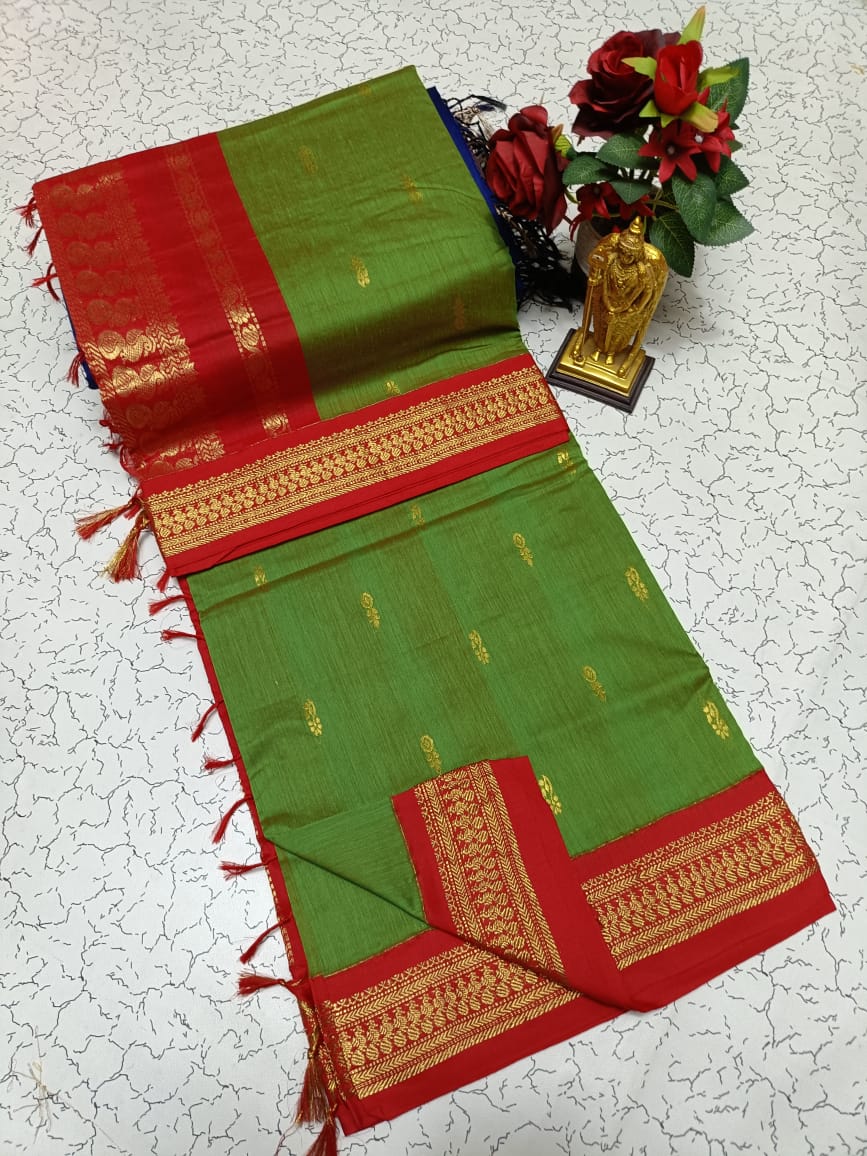 Premium Kalyani Cotton / Lata Gadwal Paithani saree