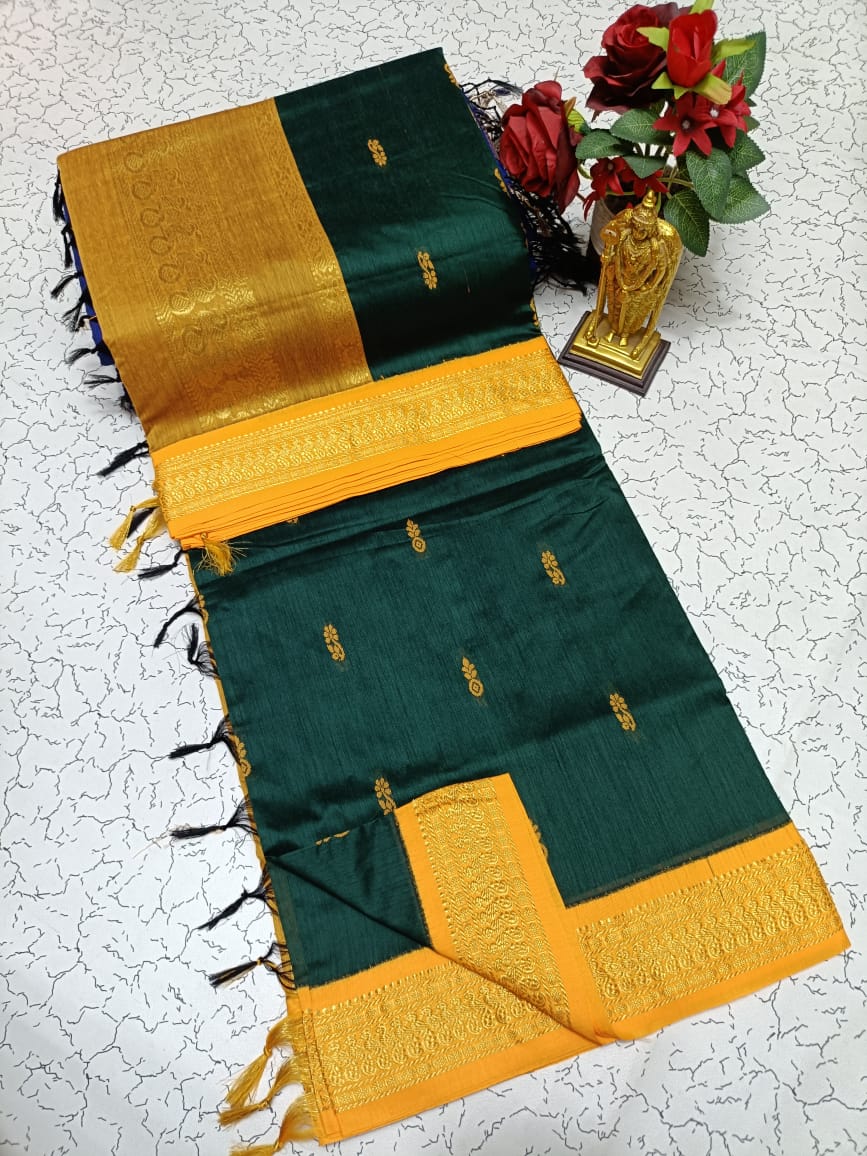 Premium Kalyani Cotton / Lata Gadwal Paithani saree