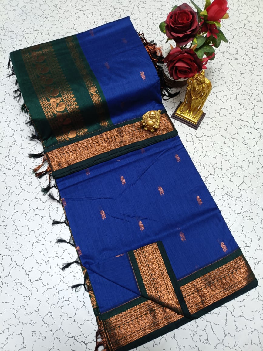 Premium Kalyani Cotton / Lata Gadwal Paithani saree