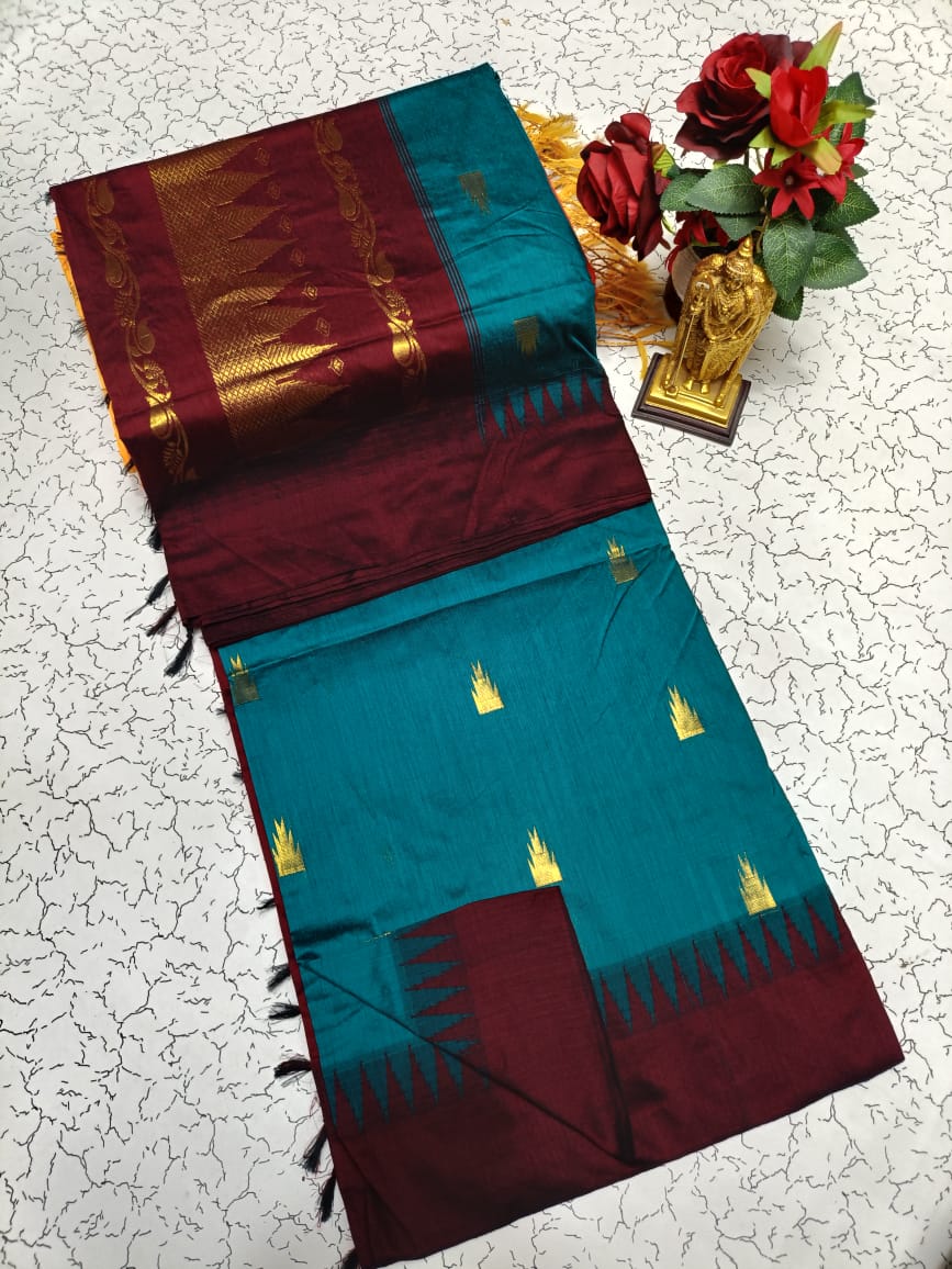 Premium Kalyani Cotton / Lata Gadwal Paithani saree