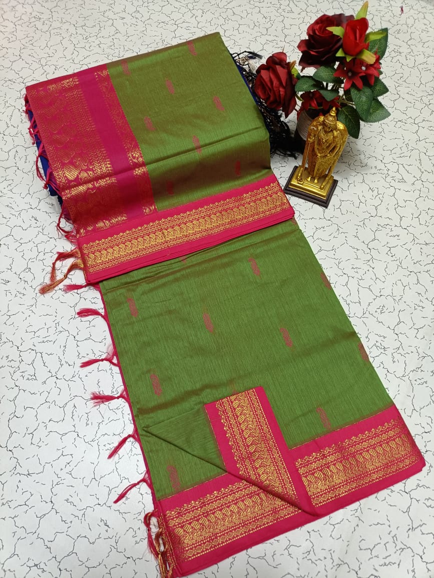 Premium Kalyani Cotton / Lata Gadwal Paithani saree