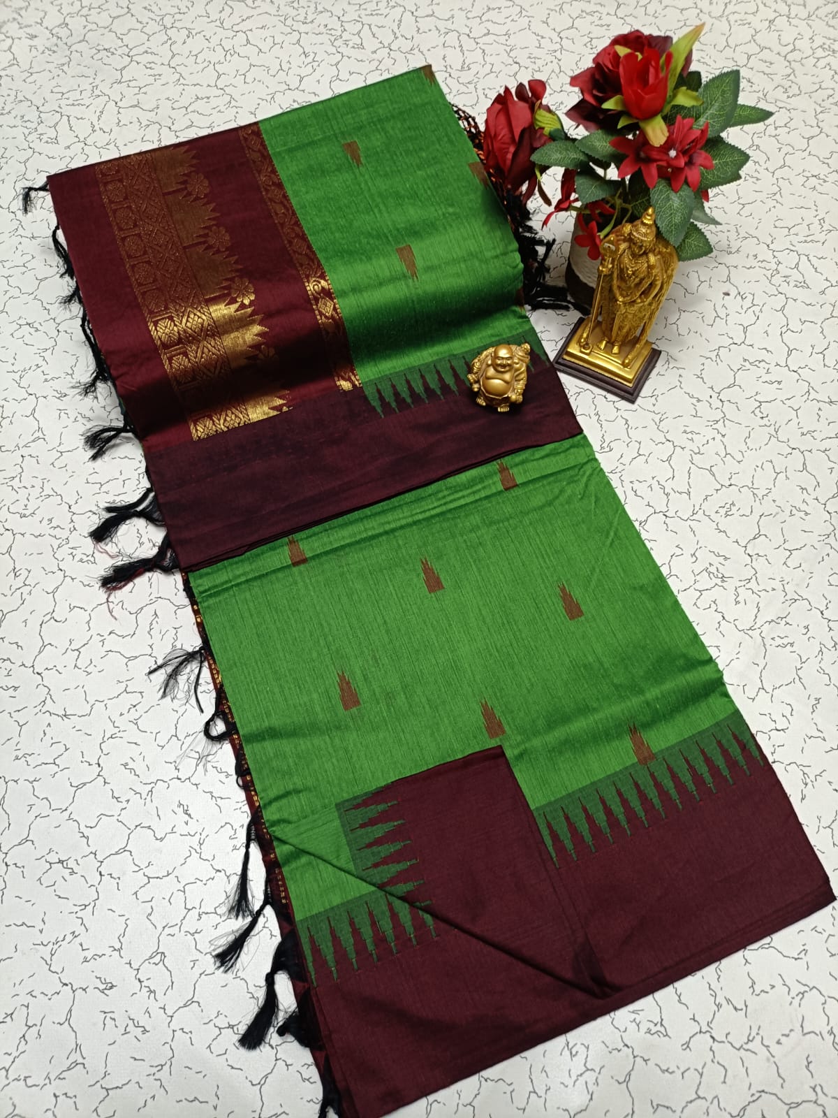 Premium Kalyani Cotton / Lata Gadwal Paithani saree