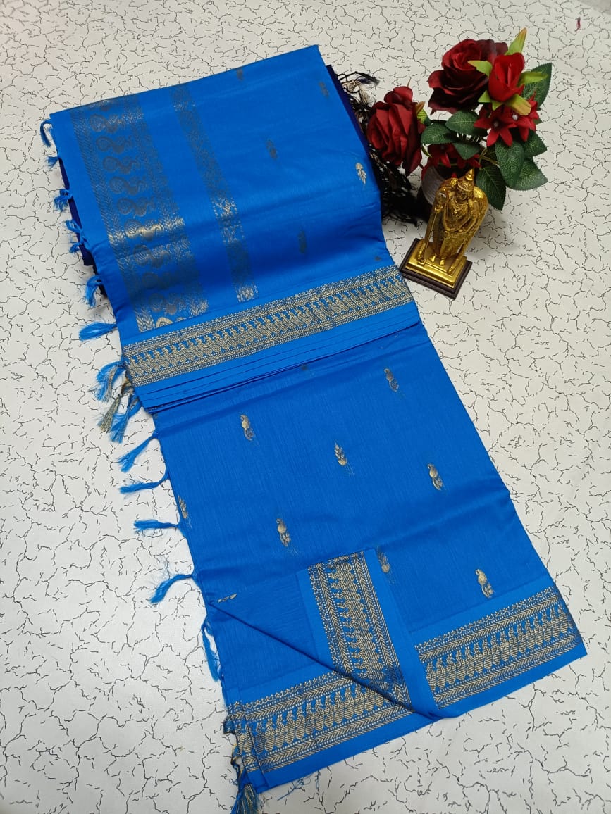 Premium Kalyani Cotton / Lata Gadwal Paithani saree