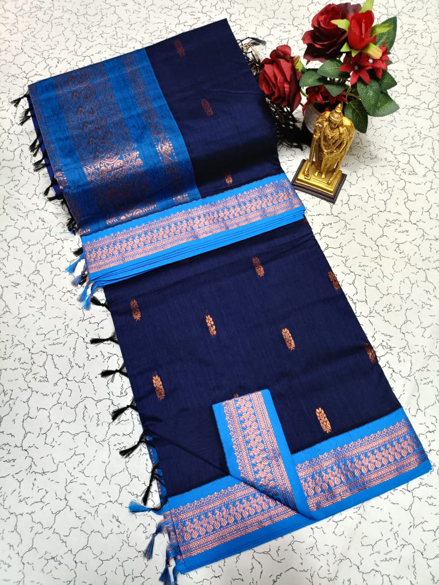 Premium Kalyani Cotton / Lata Gadwal Paithani saree