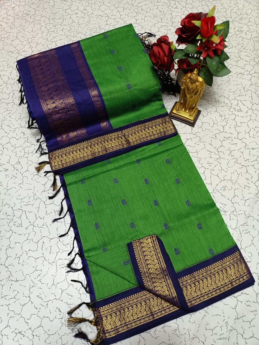 Premium Kalyani Cotton / Lata Gadwal Paithani saree