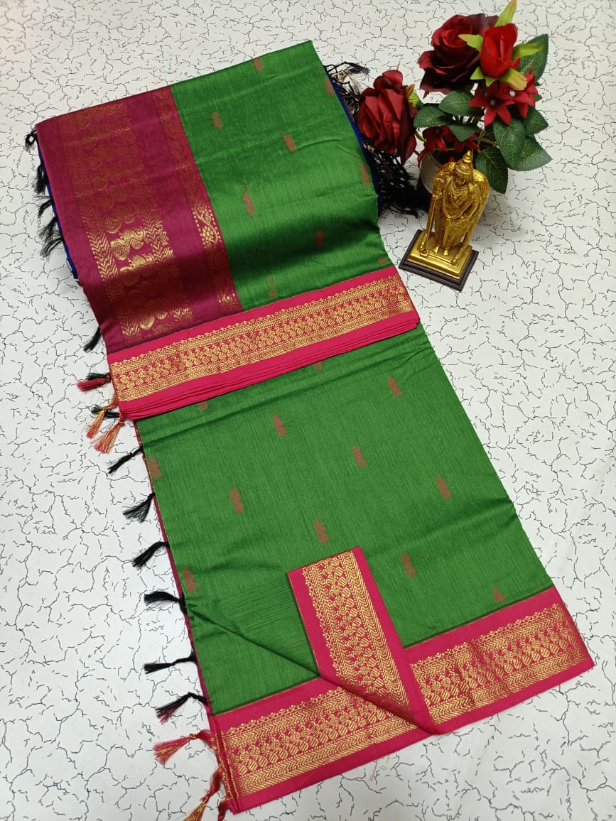 Premium Kalyani Cotton / Lata Gadwal Paithani saree