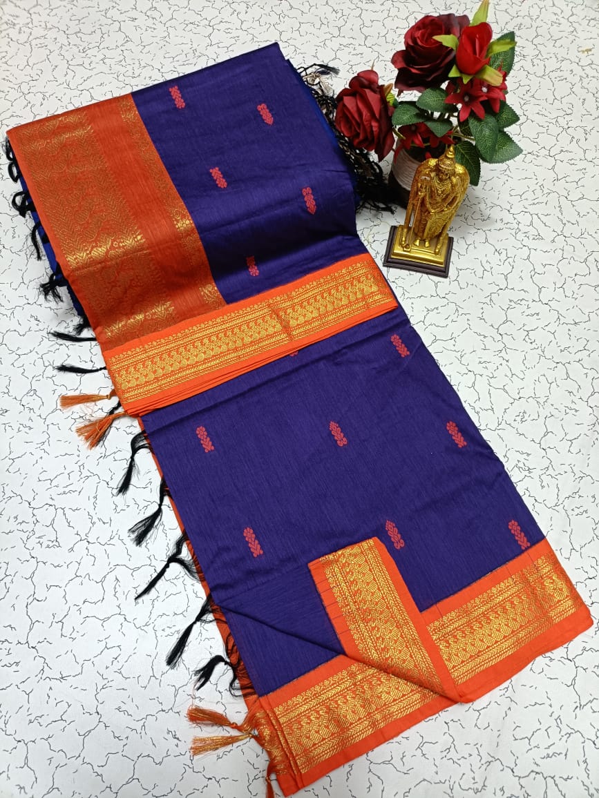 Premium Kalyani Cotton / Lata Gadwal Paithani saree