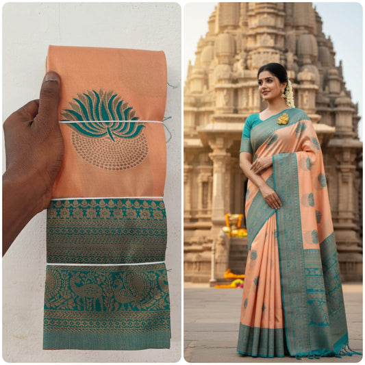 Elite Kupera Korvai Bridal Rapier Fancy Lightweight Silk Sarees