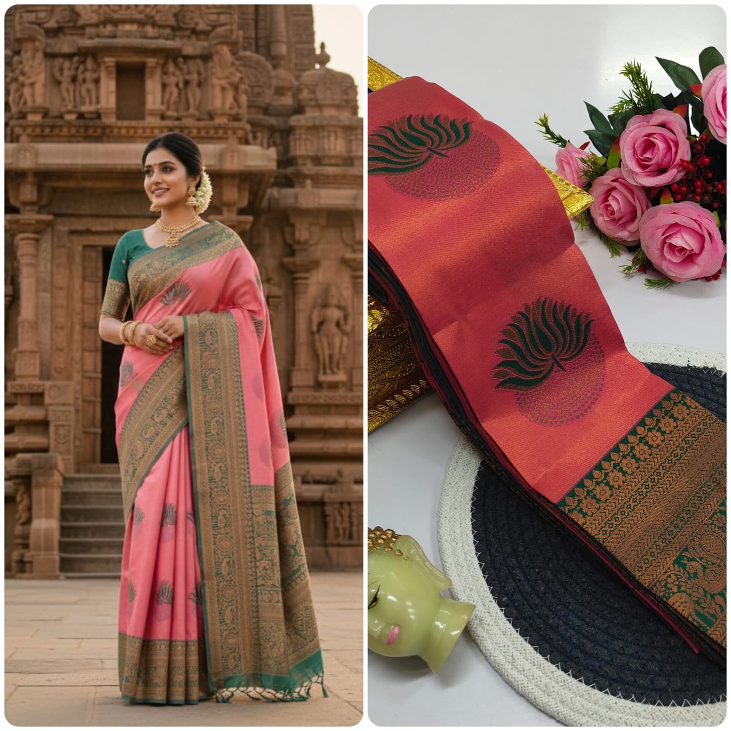 Elite Kupera Korvai Bridal Rapier Fancy Lightweight Silk Sarees
