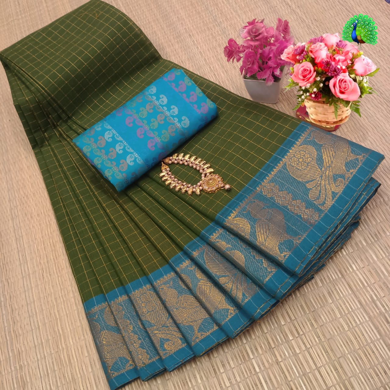 High Quality Chettinad Cotton Saree