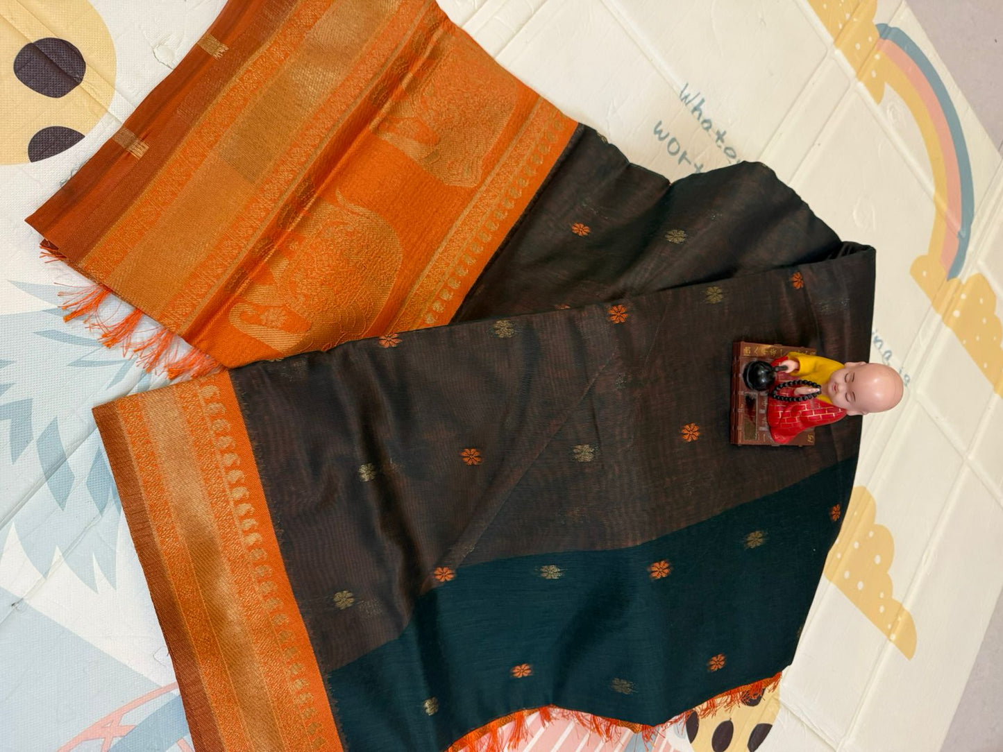 Kalyani Cotton Saree with Traditional Zari