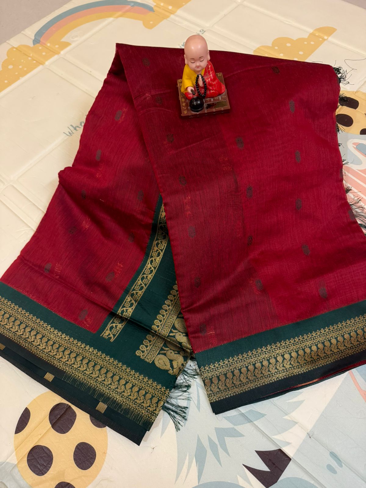 Kalyani Cotton Saree with Traditional Zari