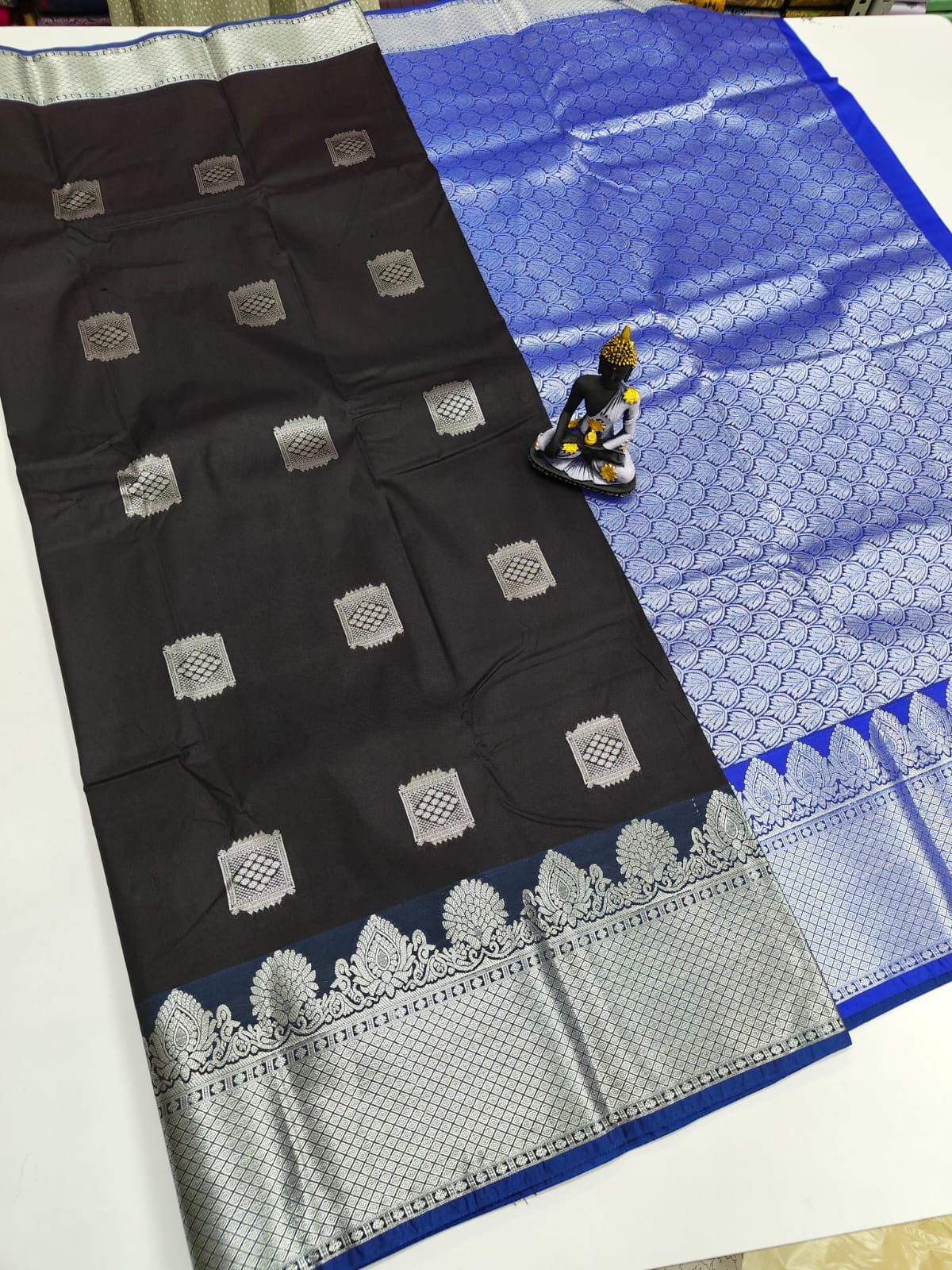 Mangalyam Korvai Kottanji Tana Warp Weave Soft Silk Saree