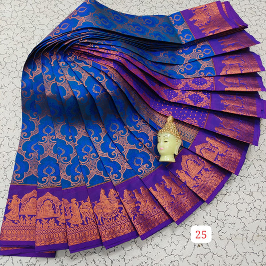 Samuthrika & Vasthrakala Wedding Model Sarees – Fancy Jari Designs with Contrast Pallu & Blouse
