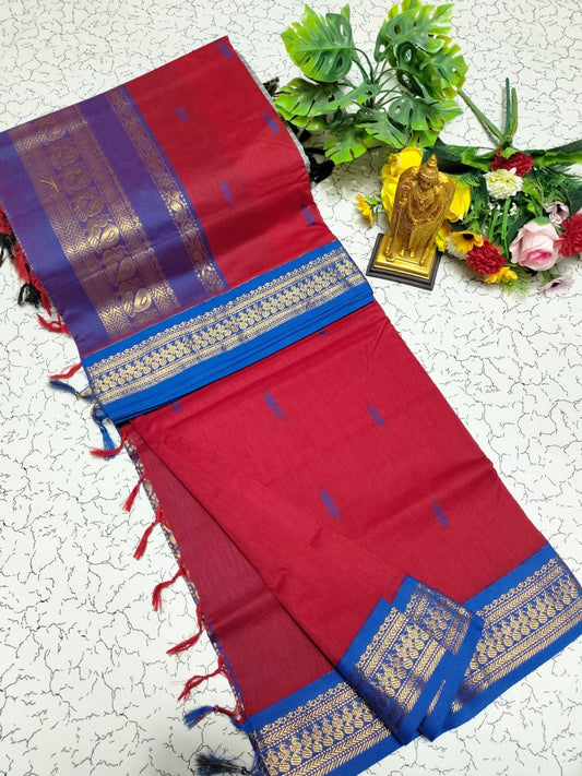 Premium Quality Kalyani Cotton Saree / Lata Gadwal Paithani