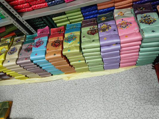New Launch Digital Meena Tissue Sarees