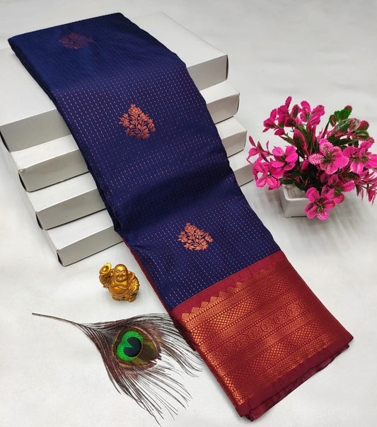 Dharmavaram style original Korvai silk saree