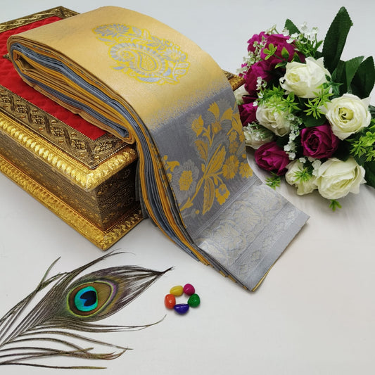 Elite Kupera Korvai Bridal Rapier Silk Saree
