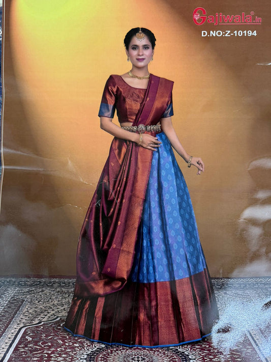 Premium Designer Silk Lehenga Saree – Wedding & Festive Collection